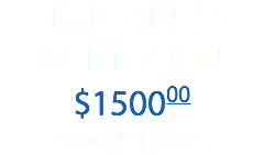 BIG BUSINESS WEB DESIGN $150000 Inquire For Details