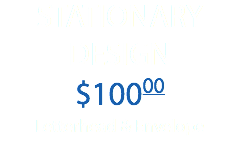 STATIONARY DESIGN $10000 Letterhead & Envelope