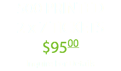 500 PRINTED 2 x 7 TICKETS $9500 Inquire For Details
